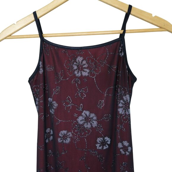 Vintage 90s Candy Rocket Floral Fringe Mini Dress - Picture 5 of 12